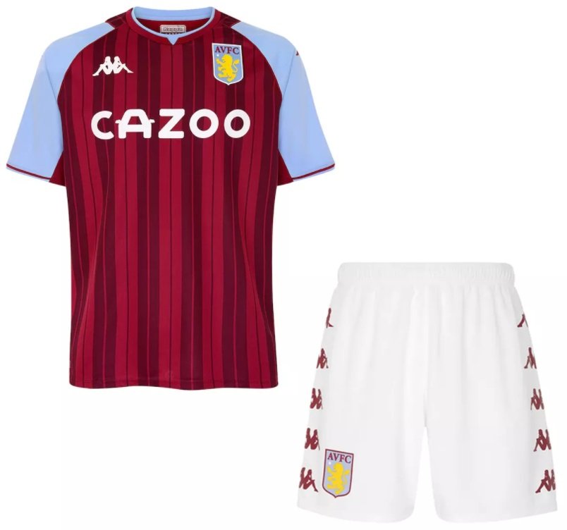 Kit infantil I Aston Villa 2021 2022 Kappa oficial